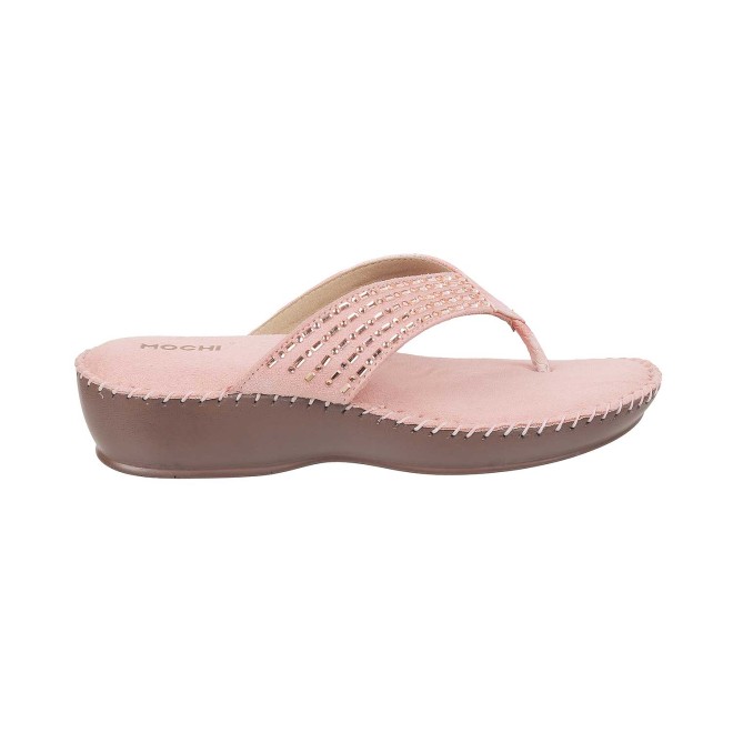 Mochi Women Pink Casual Slippers (SKU: 44-1675-24-36)