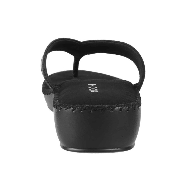 Mochi Women Black Casual Slippers (SKU: 44-1675-11-36)