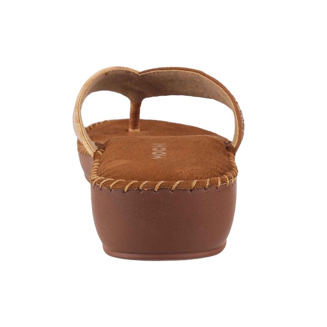 Mochi Women Antique-Gold Casual Slippers (SKU: 44-1675-28-36)
