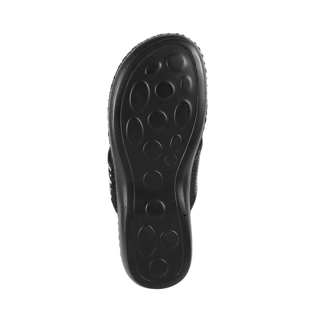 Mochi Women Black Casual Slippers (SKU: 44-1675-11-36)