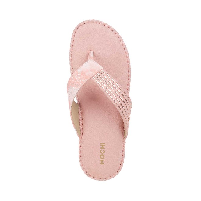 Mochi Women Pink Casual Slippers (SKU: 44-1675-24-36)