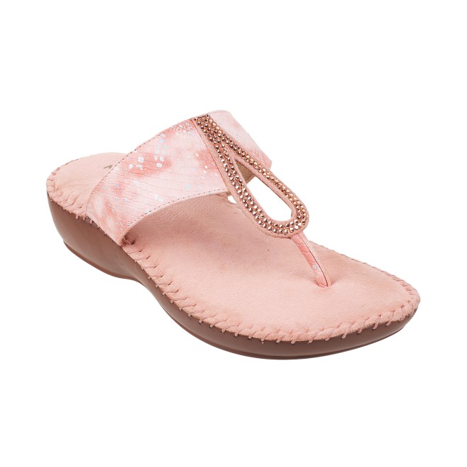 Mochi Women Rose-Gold Casual Slip Ons (SKU: 44-1677-52-36)