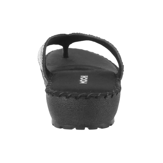 Mochi Women Black Casual Slippers (SKU: 44-1680-11-36)
