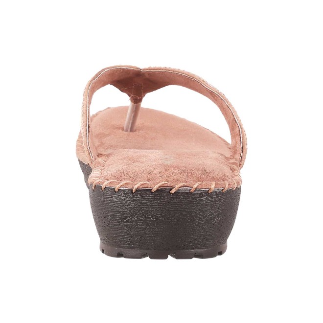 Mochi Women Rose-Gold Casual Slippers (SKU: 44-1680-52-36)