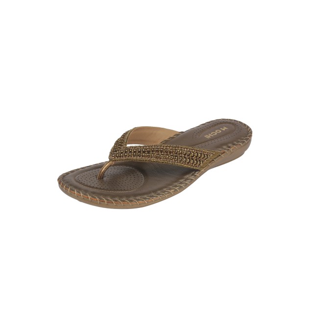 Mochi Women Antic-gold Casual Slippers (SKU: 44-169-28-36)