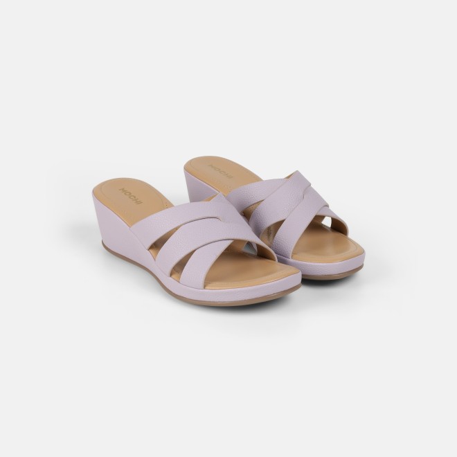 Mochi Women Purple Casual Slip Ons (SKU: 44-181-26-36)