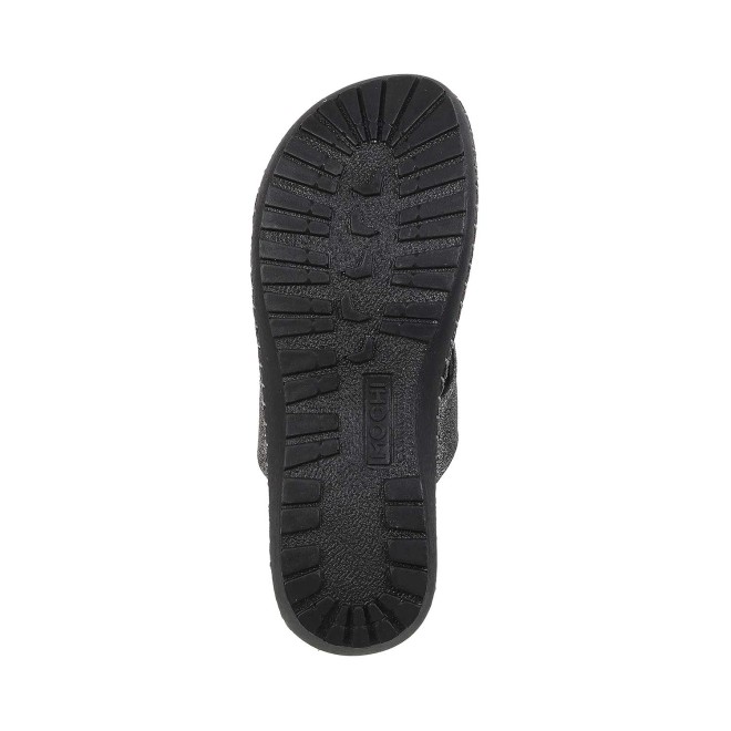 Mochi Women Gun-Metal Casual Slippers (SKU: 44-1827-29-36)