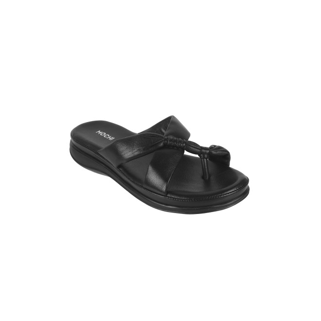 Mochi Women Black Casual Slip Ons (SKU: 44-186-11-36)