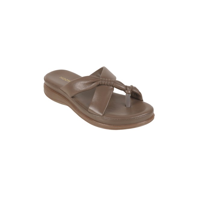 Mochi Women Dark-Beige Casual Slip Ons (SKU: 44-186-89-36)