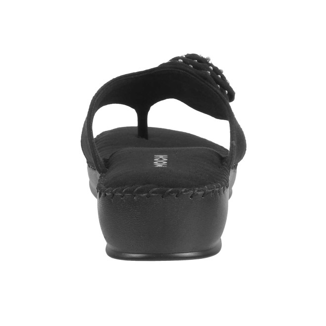 Mochi Women Black Casual Slippers (SKU: 44-2-11-36)