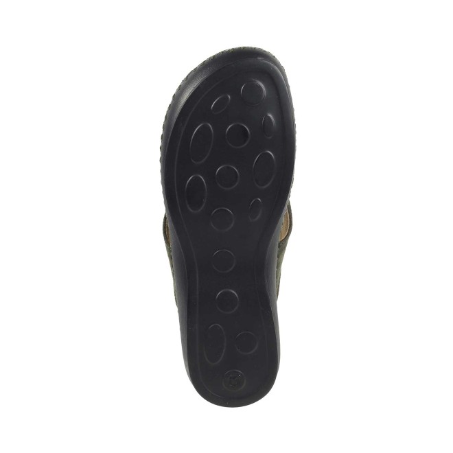Mochi Women Green Casual Slippers (SKU: 44-2-21-36)
