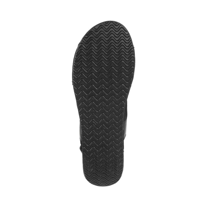 Mochi Women Black Casual Sandals (SKU: 44-207-11-36)