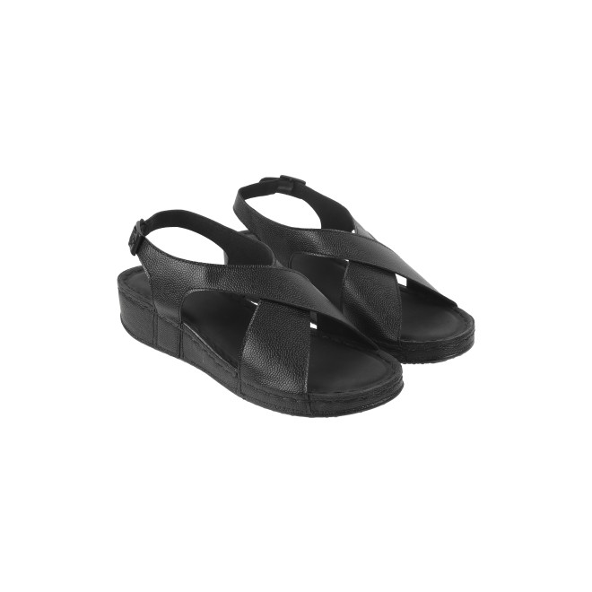 Mochi Women Black Casual Sandals (SKU: 44-207-11-36)