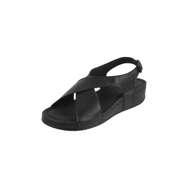 Mochi Women Black Casual Sandals (SKU: 44-207-11-36)