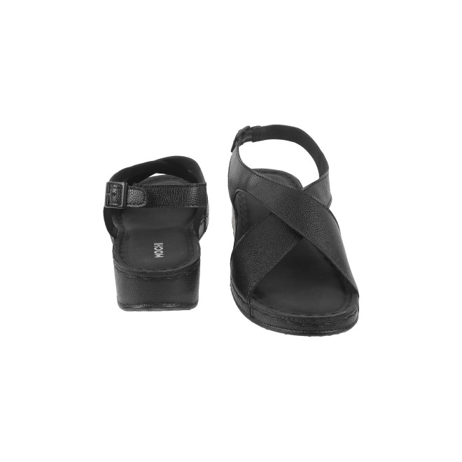 Mochi Women Black Casual Sandals (SKU: 44-207-11-36)