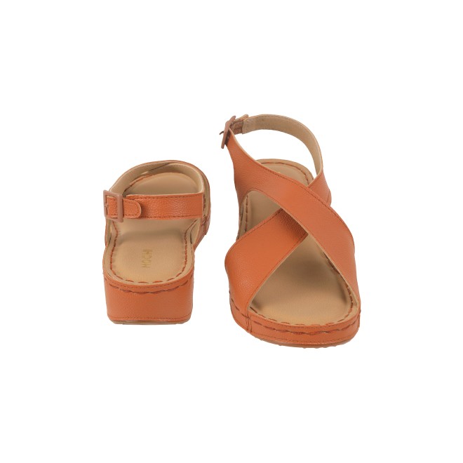 Mochi Women Tan Casual Sandals (SKU: 44-207-23-36)