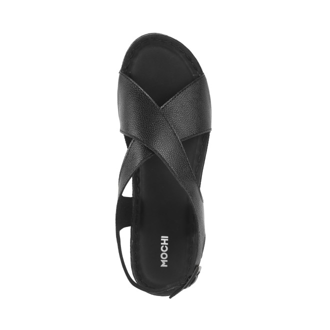 Mochi Women Black Casual Sandals (SKU: 44-207-11-36)