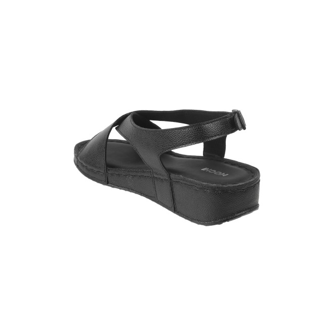 Mochi Women Black Casual Sandals (SKU: 44-207-11-36)
