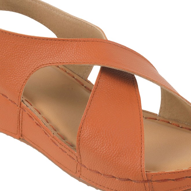 Mochi Women Tan Casual Sandals (SKU: 44-207-23-36)