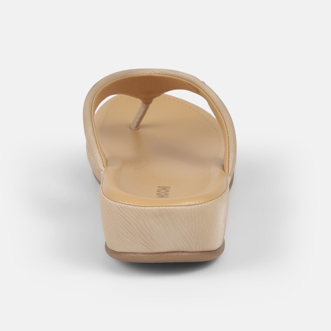 Mochi Women Beige Casual Slippers (SKU: 44-228-20-42)