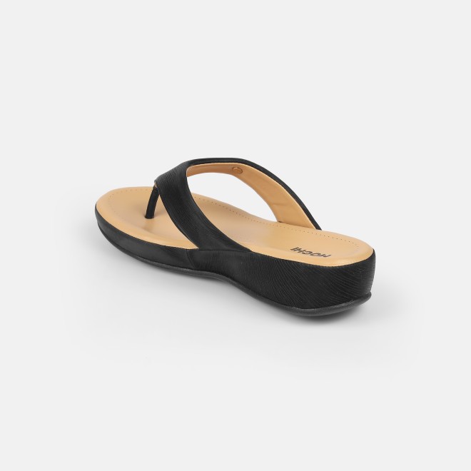 Mochi Women Black Casual Slippers (SKU: 44-228-11-42)