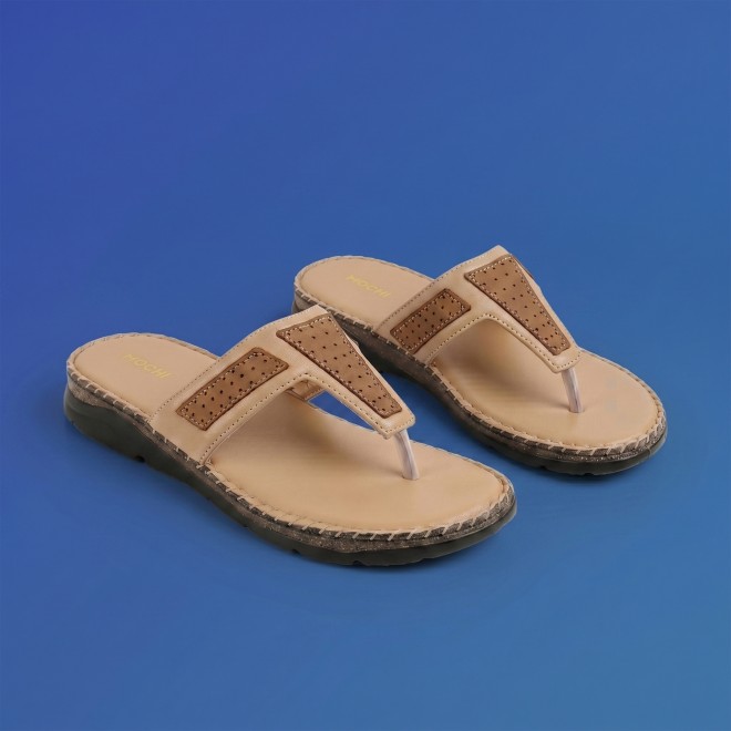 Women Beige Casual Slippers