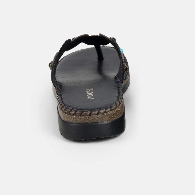 Mochi Women Black Casual Slippers (SKU: 44-277-11-36)