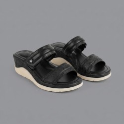 Mochi Women Black Casual Slip Ons