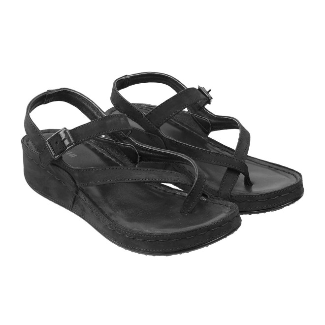 Women Black Casual Sandals