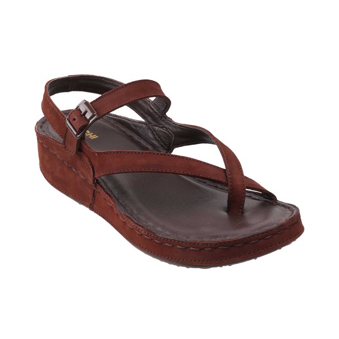 Mochi Women Brown Casual Sandals (SKU: 44-3014-12-36)