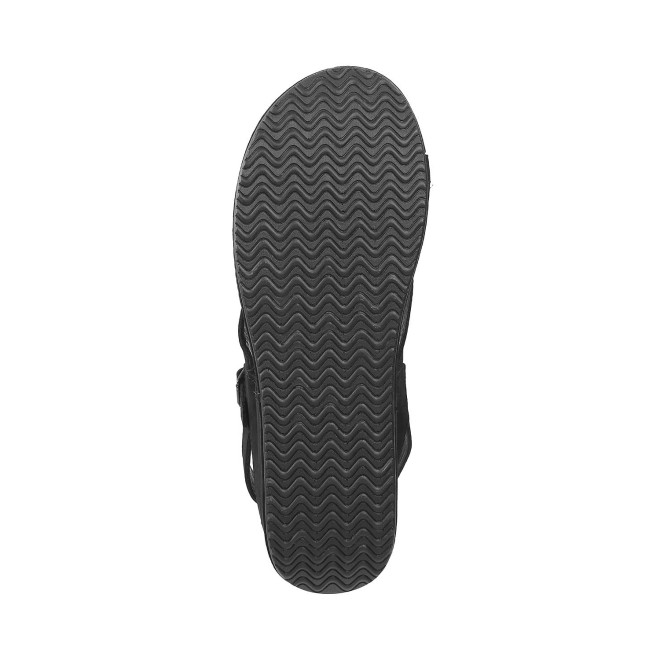 Mochi Women Black Casual Sandals (SKU: 44-3014-11-36)