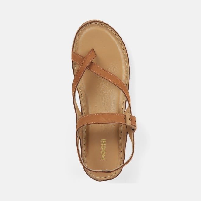Mochi Women Beige Casual Sandals (SKU: 44-3014-20-36)