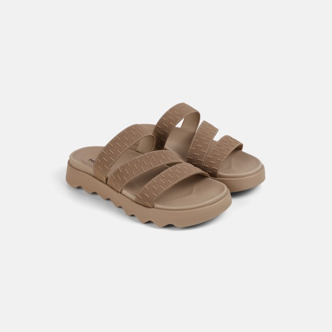 Mochi Women Beige Casual Slippers (SKU: 44-317-20-36)