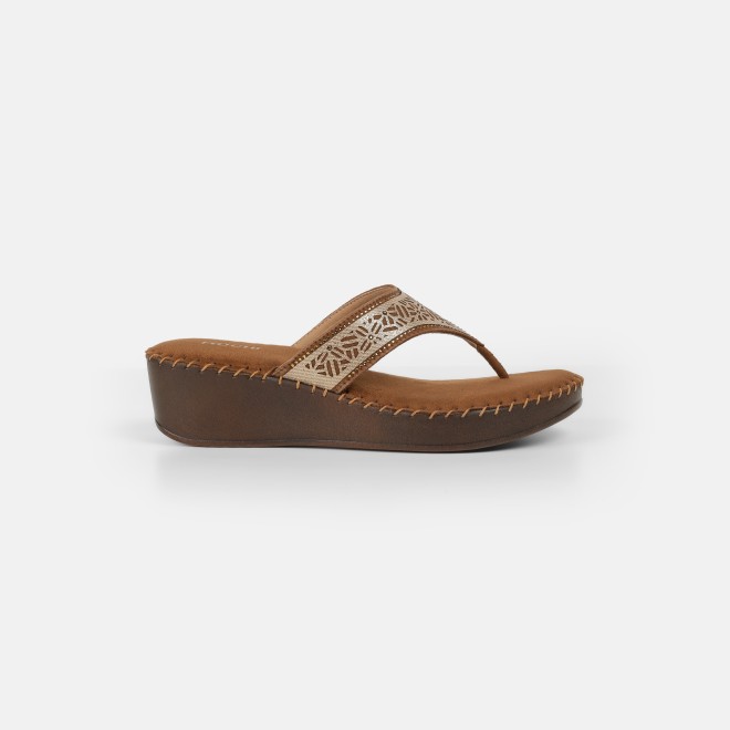 Mochi Women Tan Casual Slip Ons (SKU: 44-327-23-36)