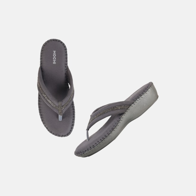 Mochi Women Grey Casual Comfort (SKU: 44-328-14-36)