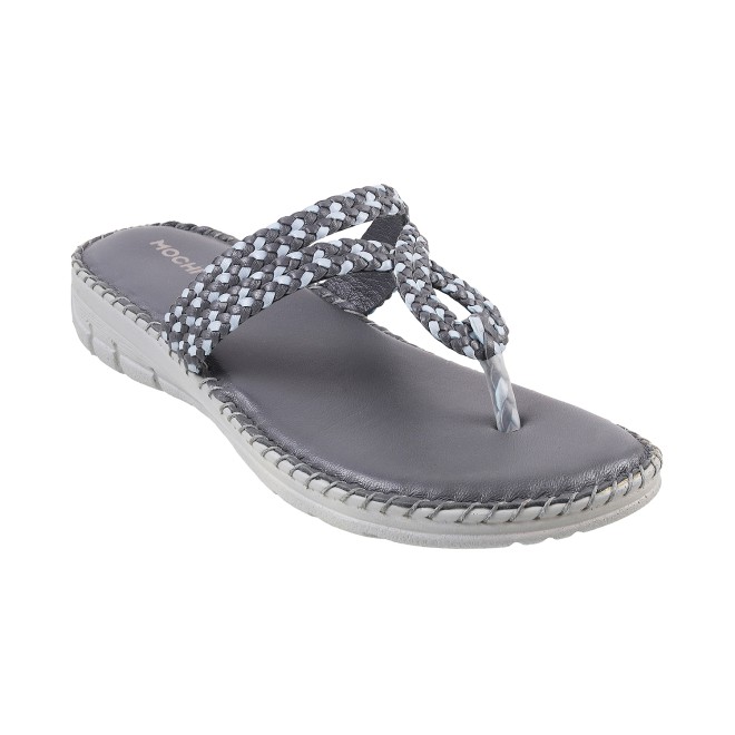 Mochi Women Light-Grey Casual Slippers (SKU: 44-38-59-36)