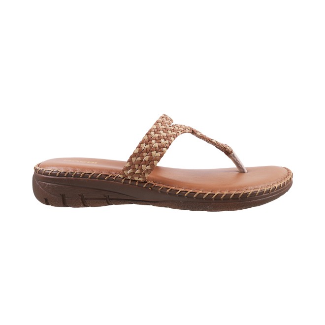 Mochi Women Rust Casual Slippers (SKU: 44-38-91-36)
