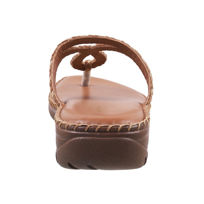 Mochi Women Rust Casual Slippers (SKU: 44-38-91-36)