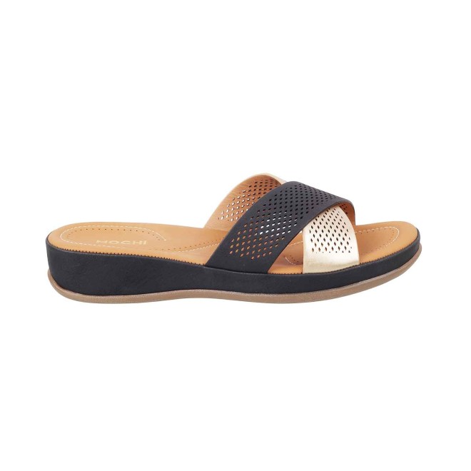 Mochi Women Black Casual Slippers (SKU: 44-3882-11-36)