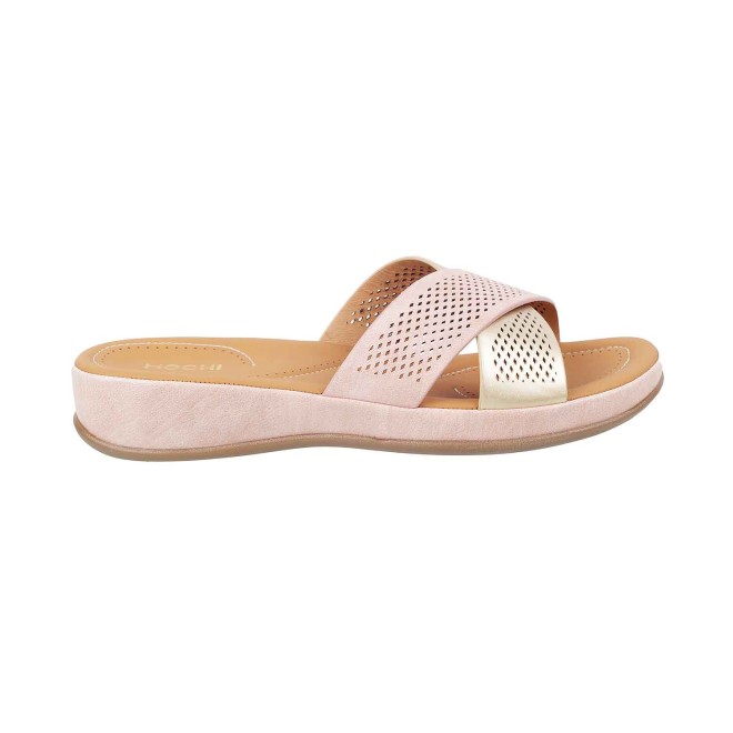 Mochi Women Peach Casual Slippers (SKU: 44-3882-80-36)