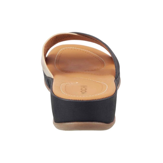 Mochi Women Black Casual Slippers (SKU: 44-3882-11-36)