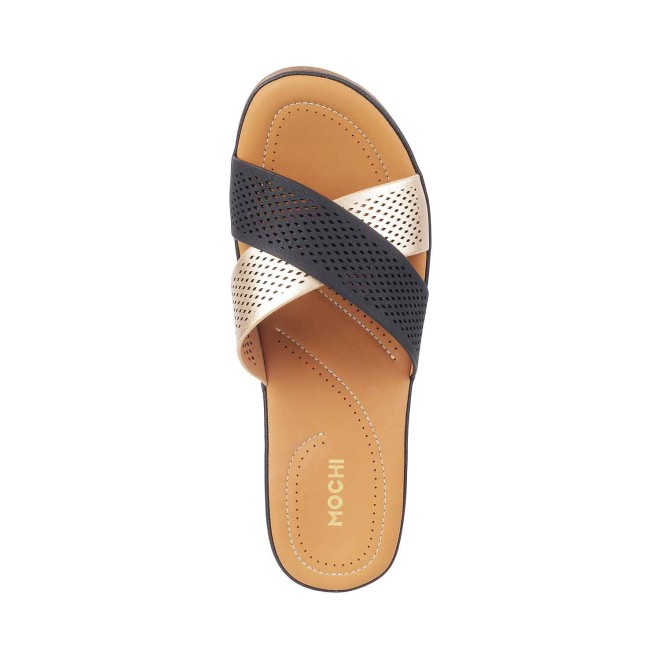 Mochi Women Black Casual Slippers (SKU: 44-3882-11-36)