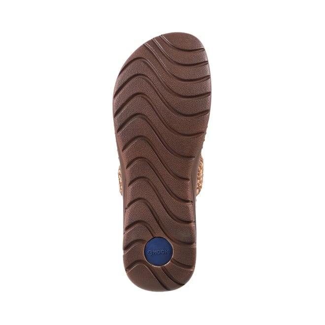 Mochi Women Rust Casual Slippers (SKU: 44-38L-91-42)