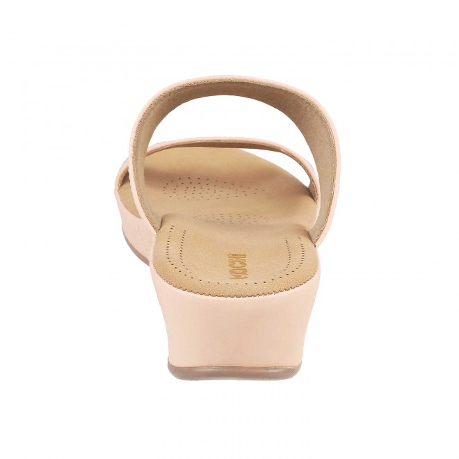 Mochi Women Beige Casual Slippers (SKU: 44-4012-20-36)