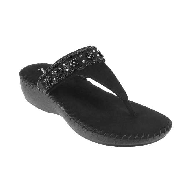 Mochi Women Black Casual Comfort