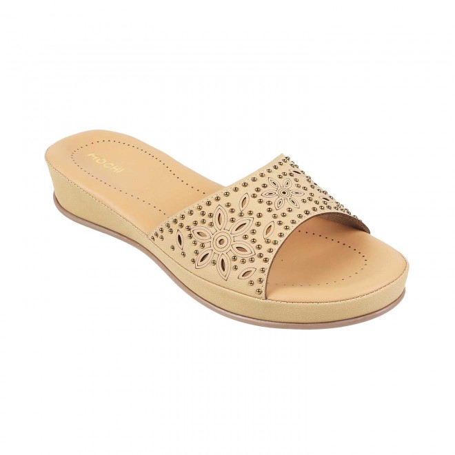Mochi Women Beige Casual Sandals (SKU: 44-58-20-36)