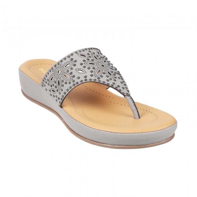 Mochi Women Grey Casual Sandals (SKU: 44-59-14-36)