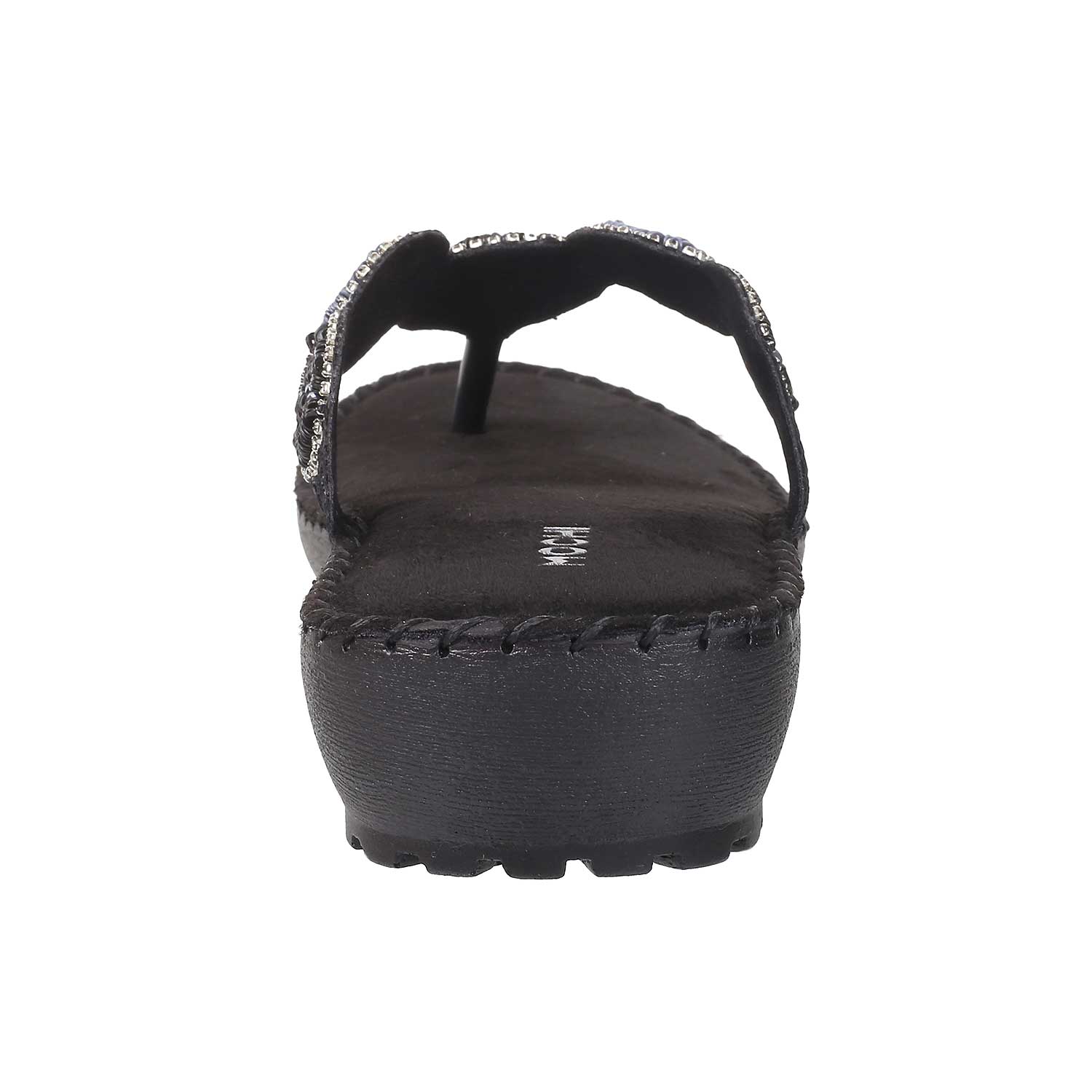 Mochi Women Black Ethnic Sandals (SKU: 44-60-11-36)