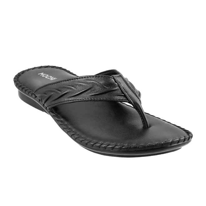 Mochi Women Black Casual Slippers (SKU: 44-73-11-36)
