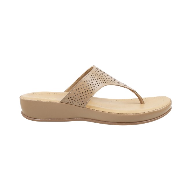 Mochi Women Beige Casual Slippers (SKU: 44-800020-20-36)